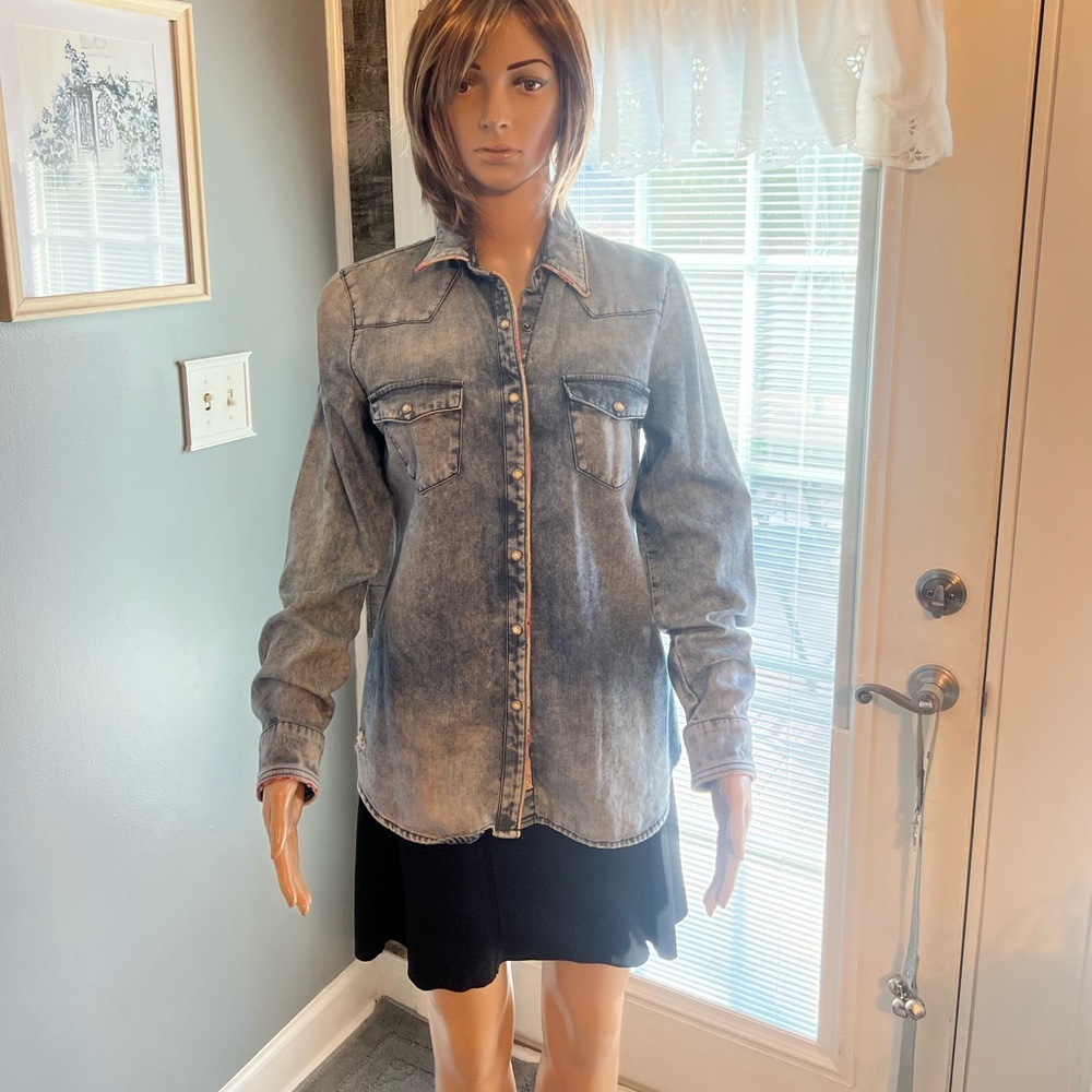 Silver Jeans Co. Denim‎ Shirt SZ SM